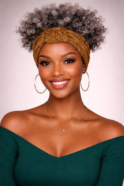 Zuri Kinky Band Wig- Gold Band Collection