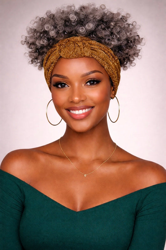 Zuri Kinky Band Wig- Gold Band Collection