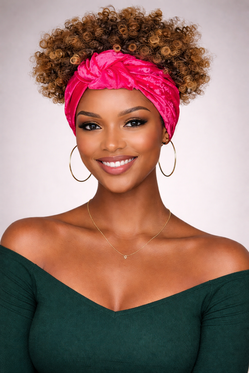 Zuri Kinky Band Wig- Pink Band Collection