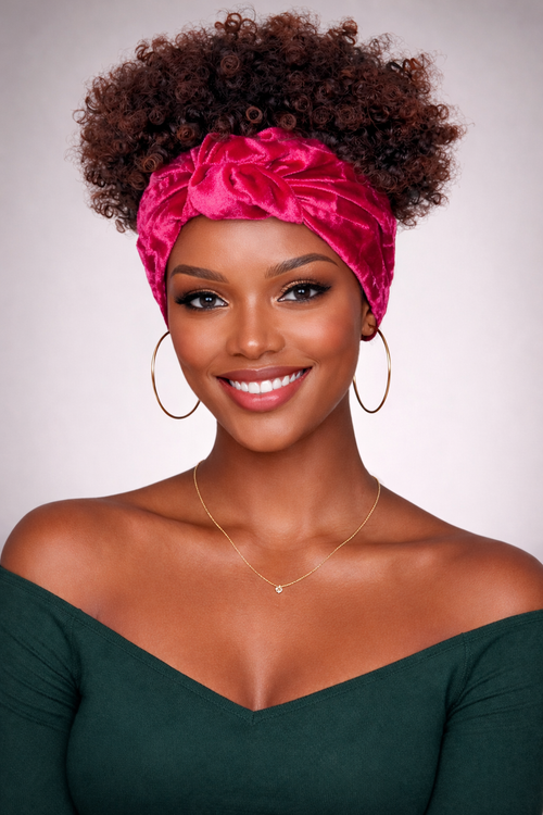 Zuri Kinky Band Wig- Pink Band Collection