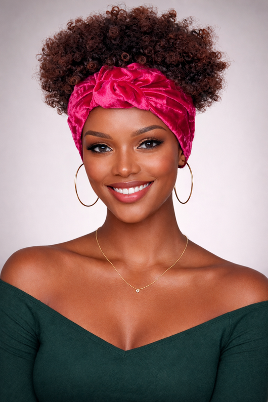 Zuri Kinky Band Wig- Pink Band Collection