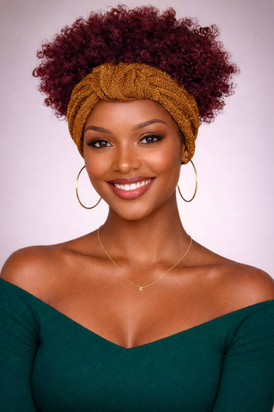 Zuri Kinky Band Wig- Gold Band Collection
