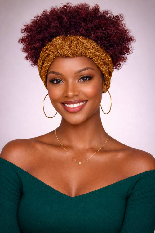 Zuri Kinky Band Wig- Gold Band Collection