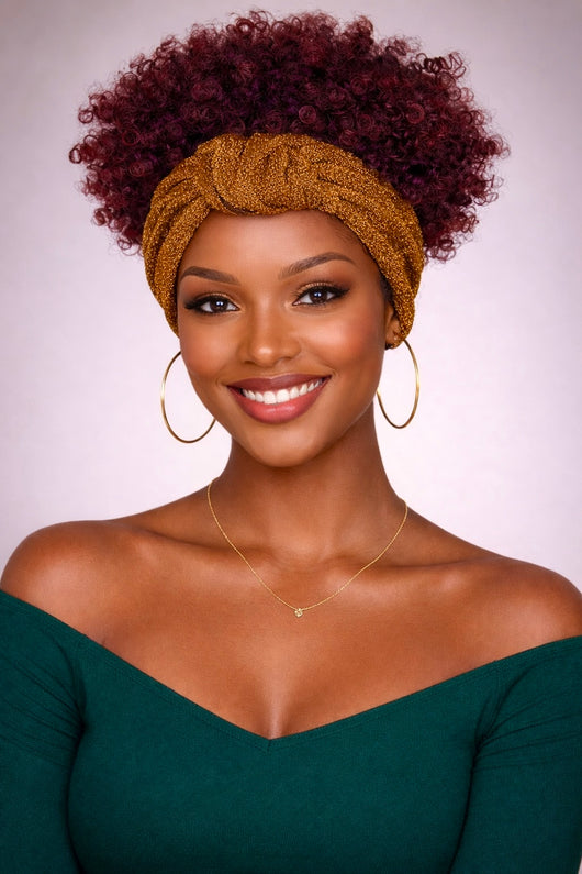 Zuri Kinky Band Wig- Gold Band Collection