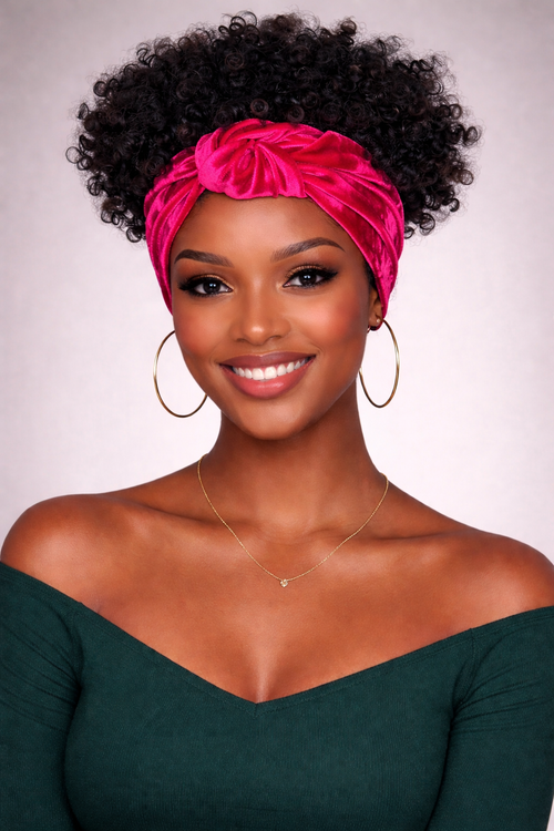 Zuri Kinky Band Wig- Pink Band Collection