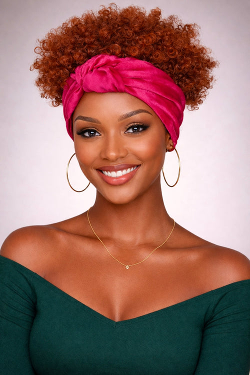 Zuri Kinky Band Wig- Pink Band Collection