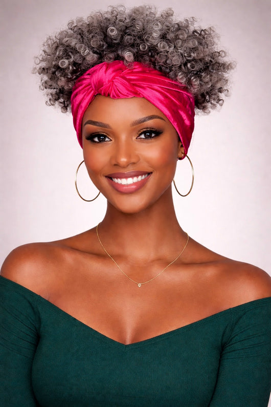 Zuri Kinky Band Wig- Pink Band Collection