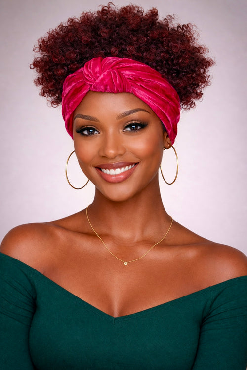 Zuri Kinky Band Wig- Pink Band Collection