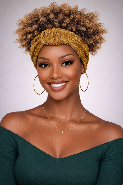 Zuri Kinky Band Wig- Gold Band Collection